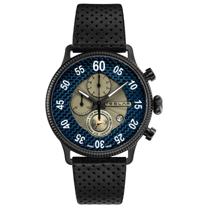 Front view of Teslar Re-Balance T-1 Chrono Sport Men's Quartz Watch WTTP00419