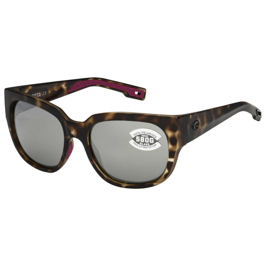 Front view of Costa del Mar Waterwoman Women's Sunglasses WTW-249-OSGGLP