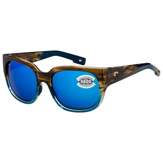 Front view of Costa del Mar Waterwoman Women's Sunglasses WTW-251-OBMGLP