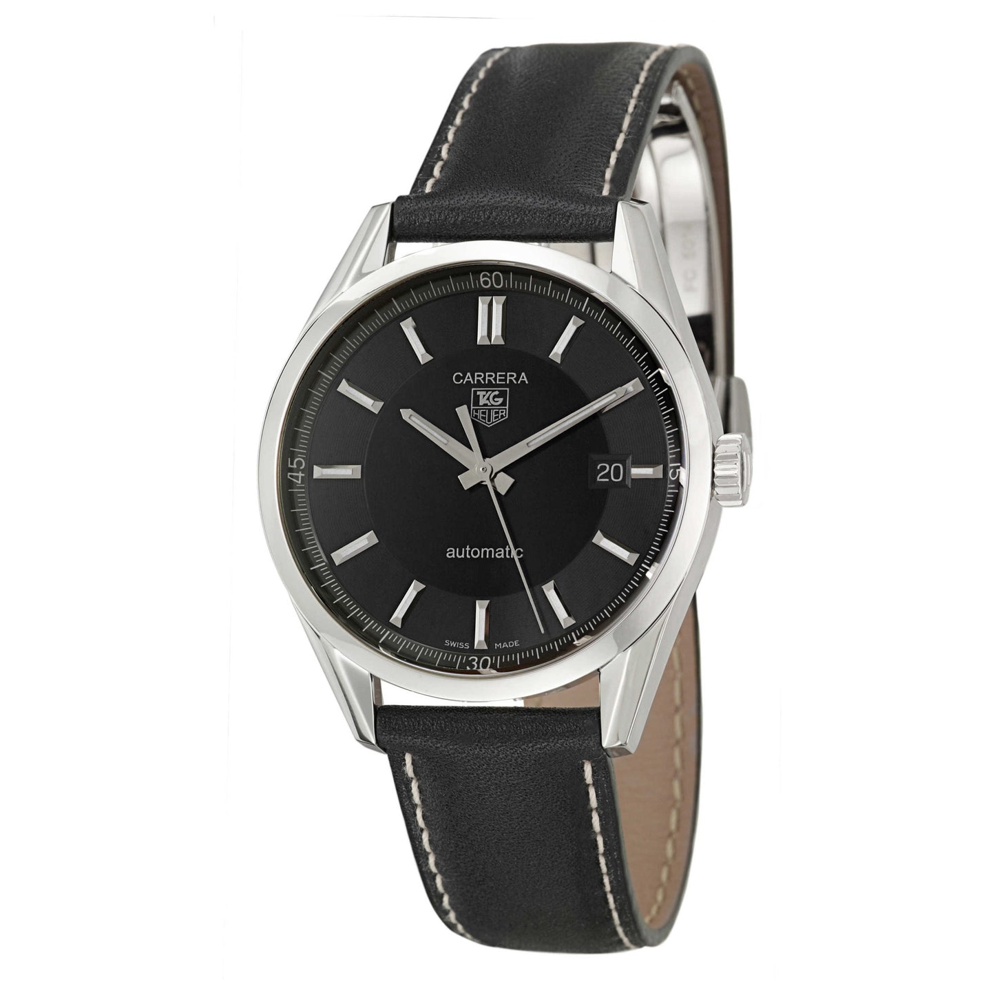 Front view of Tag Heuer Carrera Men's Automatic Watch WV211B-FC6202
