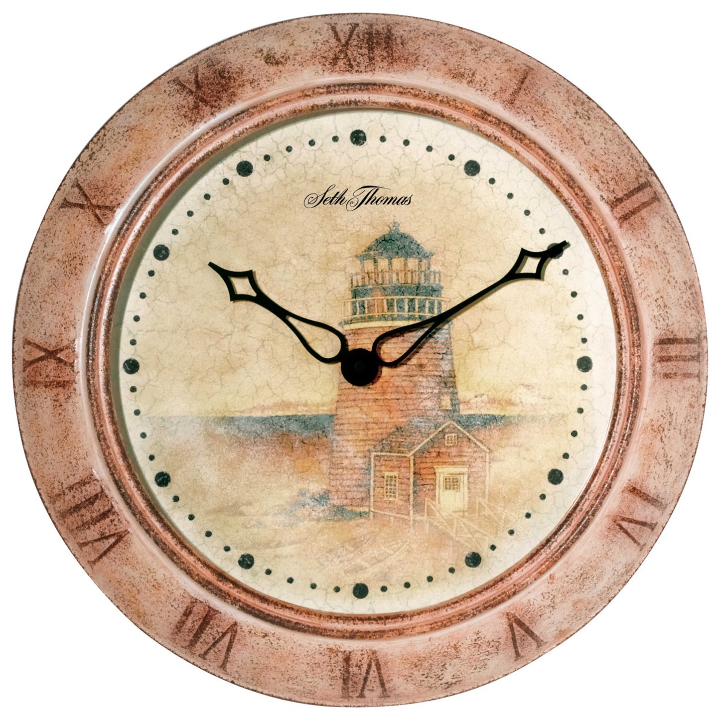 Front view of Seth Thomas Wall Clock Clock WWH009180