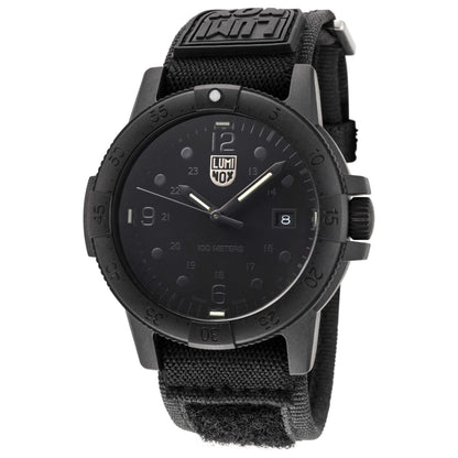 Front view of Luminox Sea Bass Carbonox Men's Quartz Watch X2.2001.F