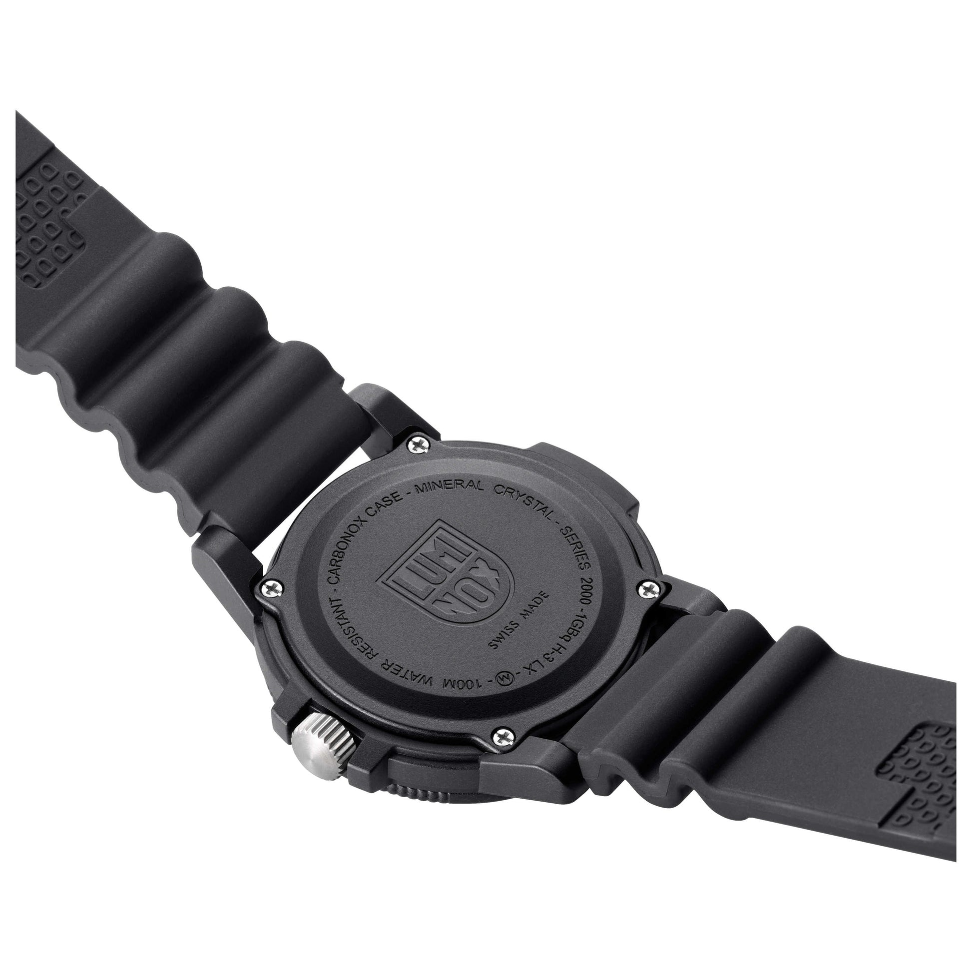 Back view of Luminox Sea Bass Carbonox Men's Quartz Watch X2.2003