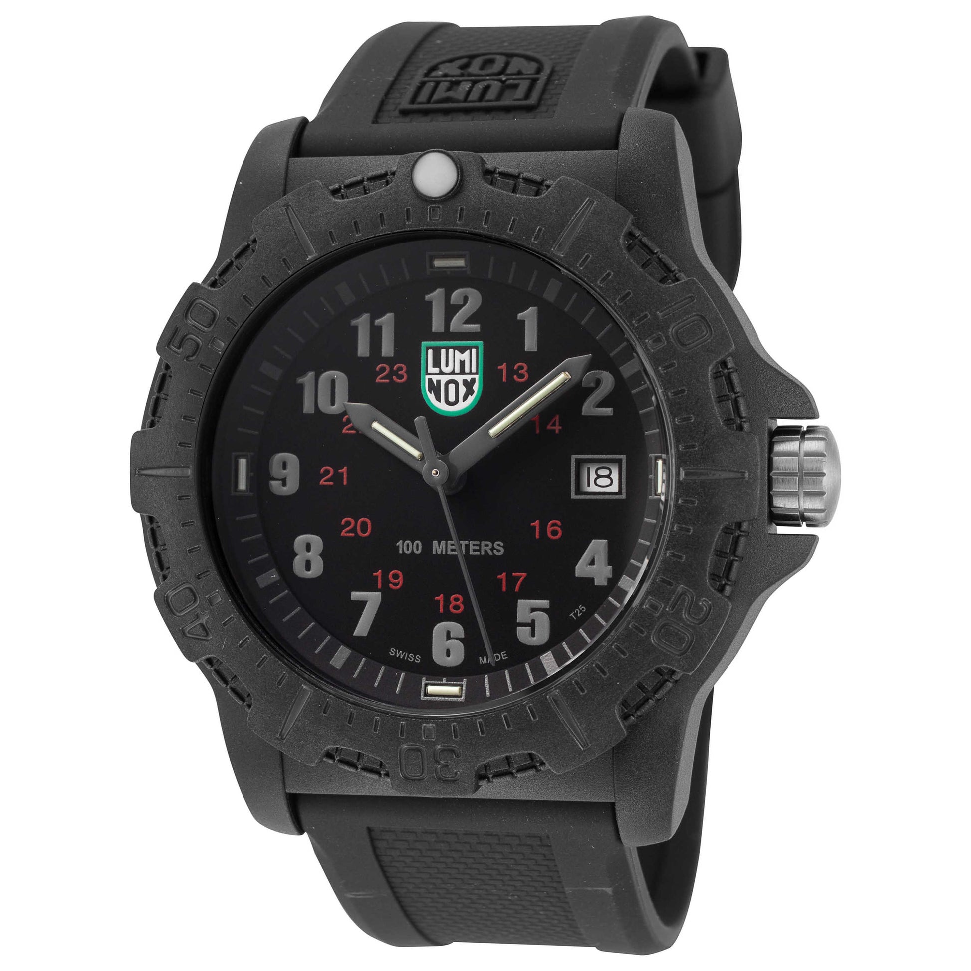 Front view of Luminox Manta Ray Carbonox Men's Quartz Watch X2.2032