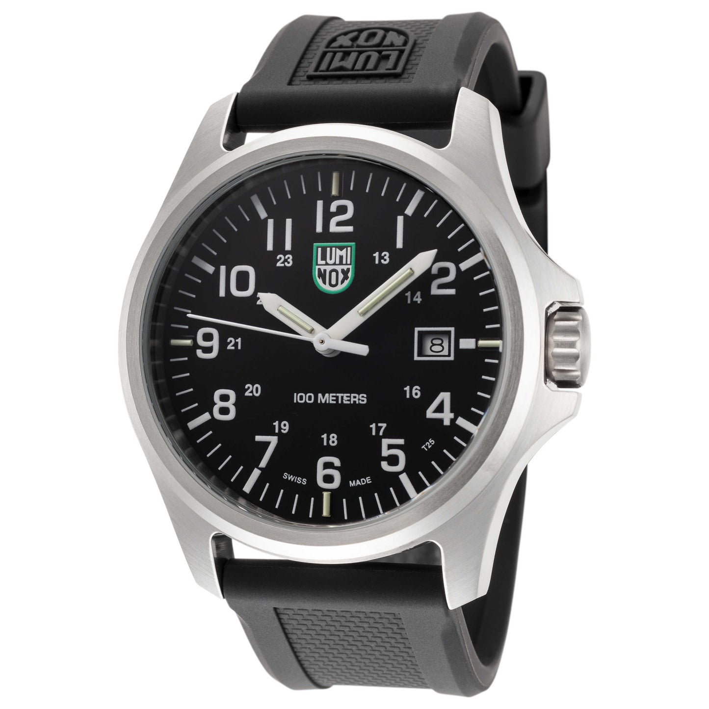 Front view of Luminox Patagonia Steel Men's Quartz Watch X2.2501