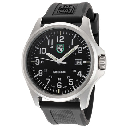 Front view of Luminox Patagonia Steel Men's Quartz Watch X2.2501