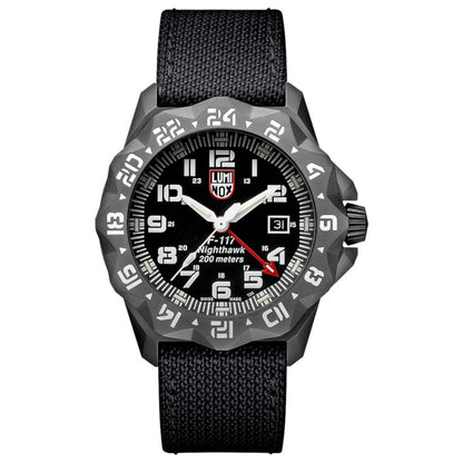 Front view of Luminox Nighthawk Men's Quartz Watch XA.6441