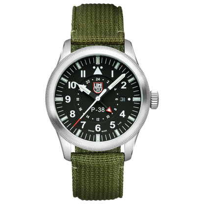Front view of Luminox P-38 Lightning Men's Quartz Watch XA.IE21
