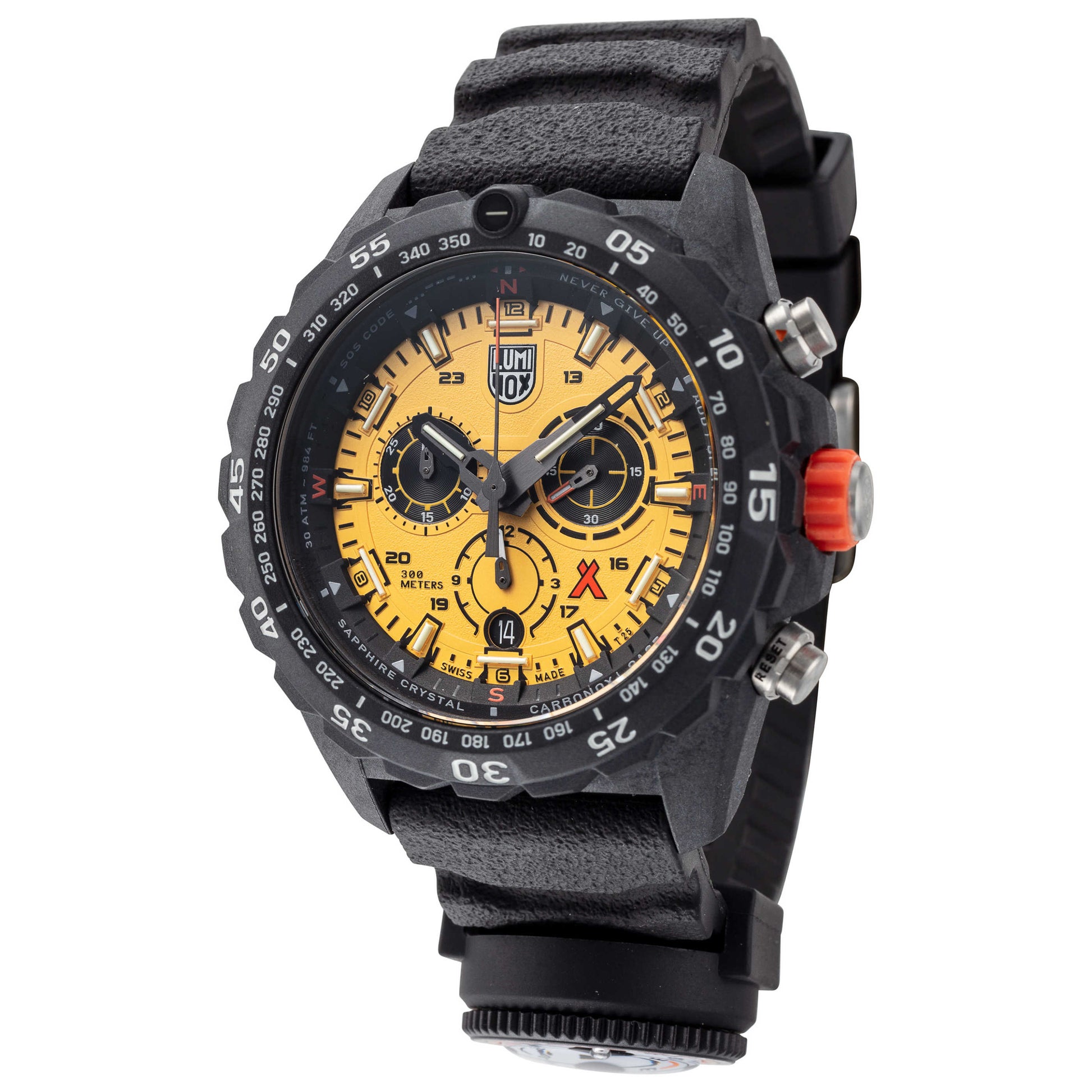 Front view of Luminox Bear Grylls Survival Men's Quartz Watch XB-3745