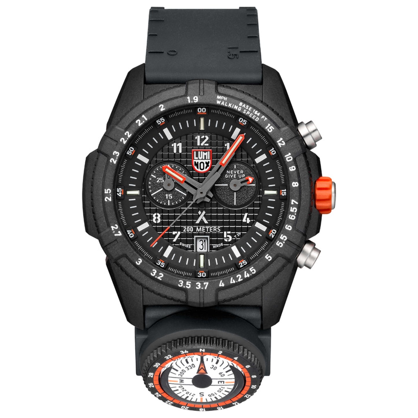 Front view of Luminox Bear Grylls Survival Men's Quartz Watch XB.3782.MI