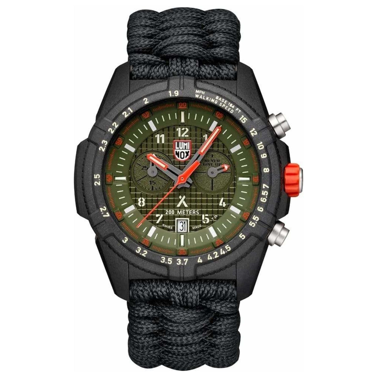 Front view of Luminox Bear Grylls Survival Men's Quartz Watch XB.3798.MI