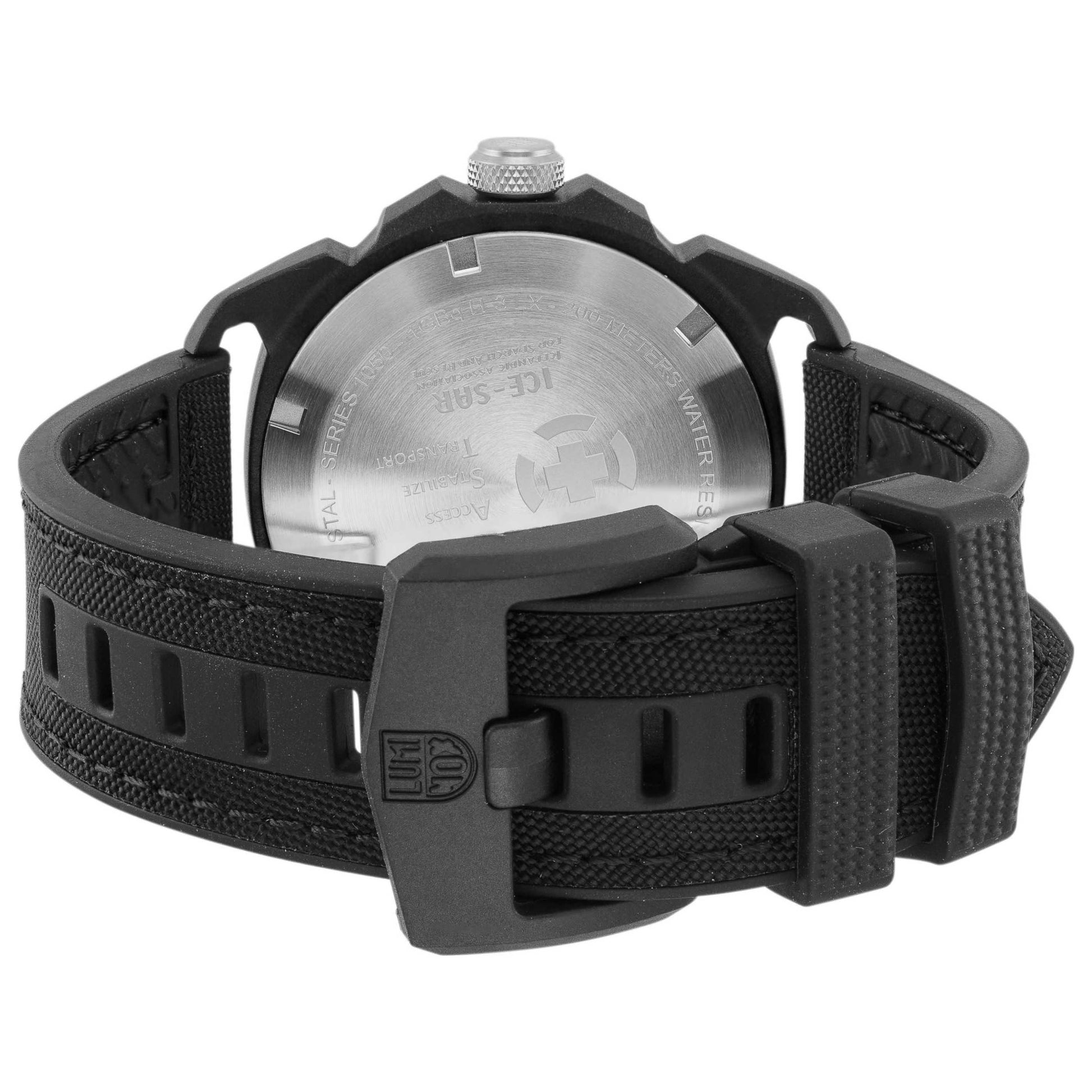 Back view of Luminox ICE-SAR Men's Quartz Watch XL.1052
