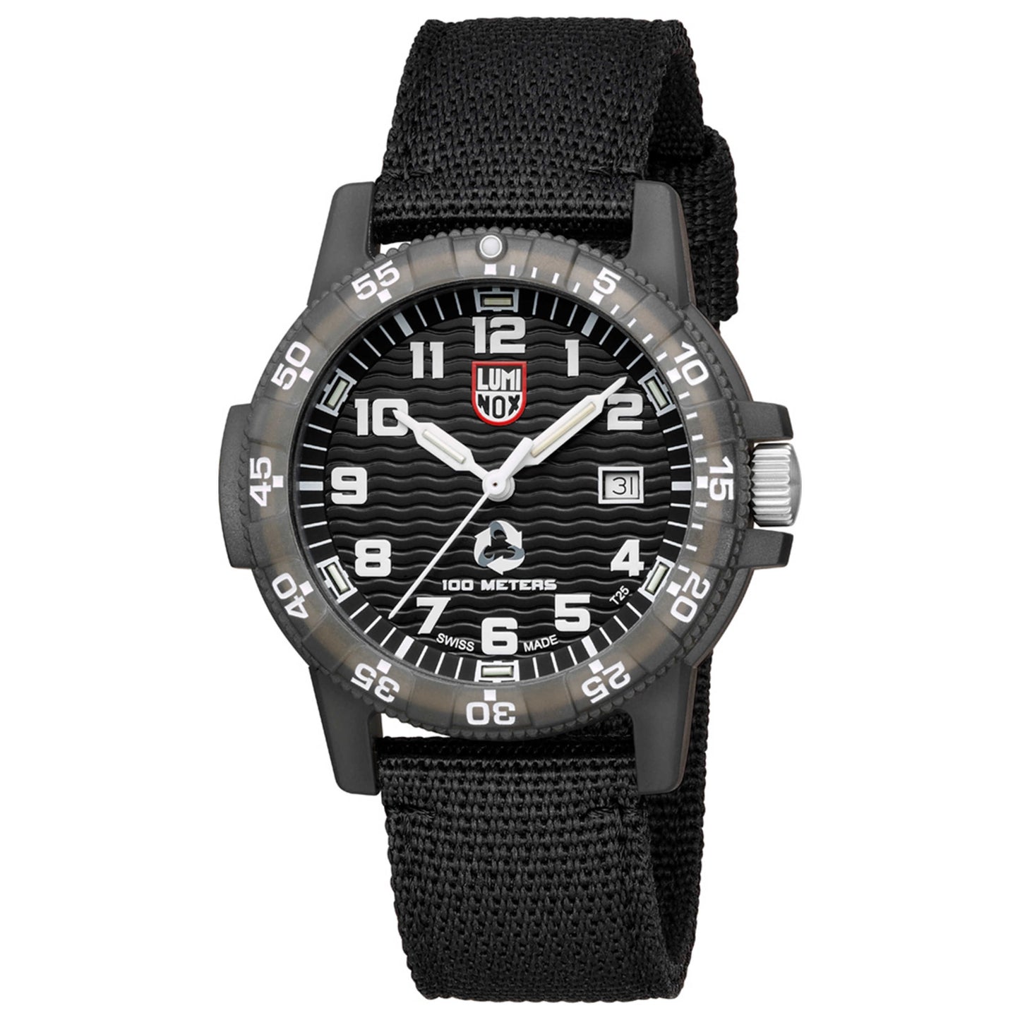 Front view of Luminox Sea Turtle Giant Men's Quartz Watch XS.0321.ECO