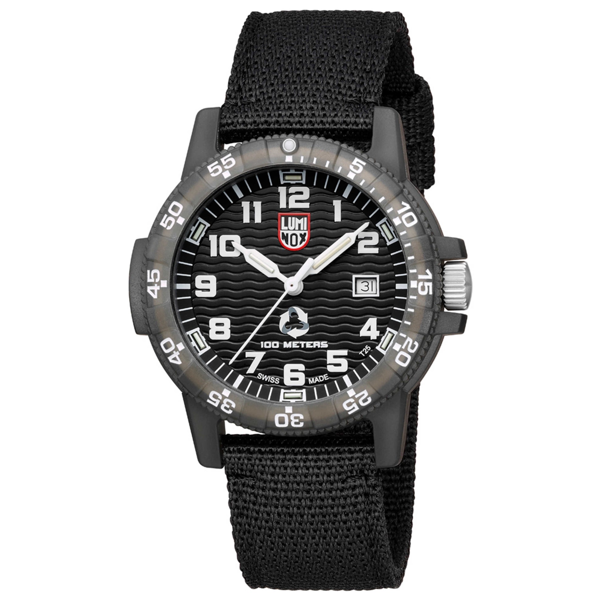 Front view of Luminox Sea Turtle Giant Men's Quartz Watch XS.0321.ECO