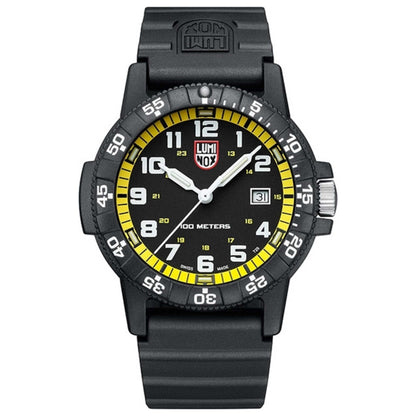 Front view of Luminox Leatherback Sea Turtle Men's Quartz Watch XS.0325