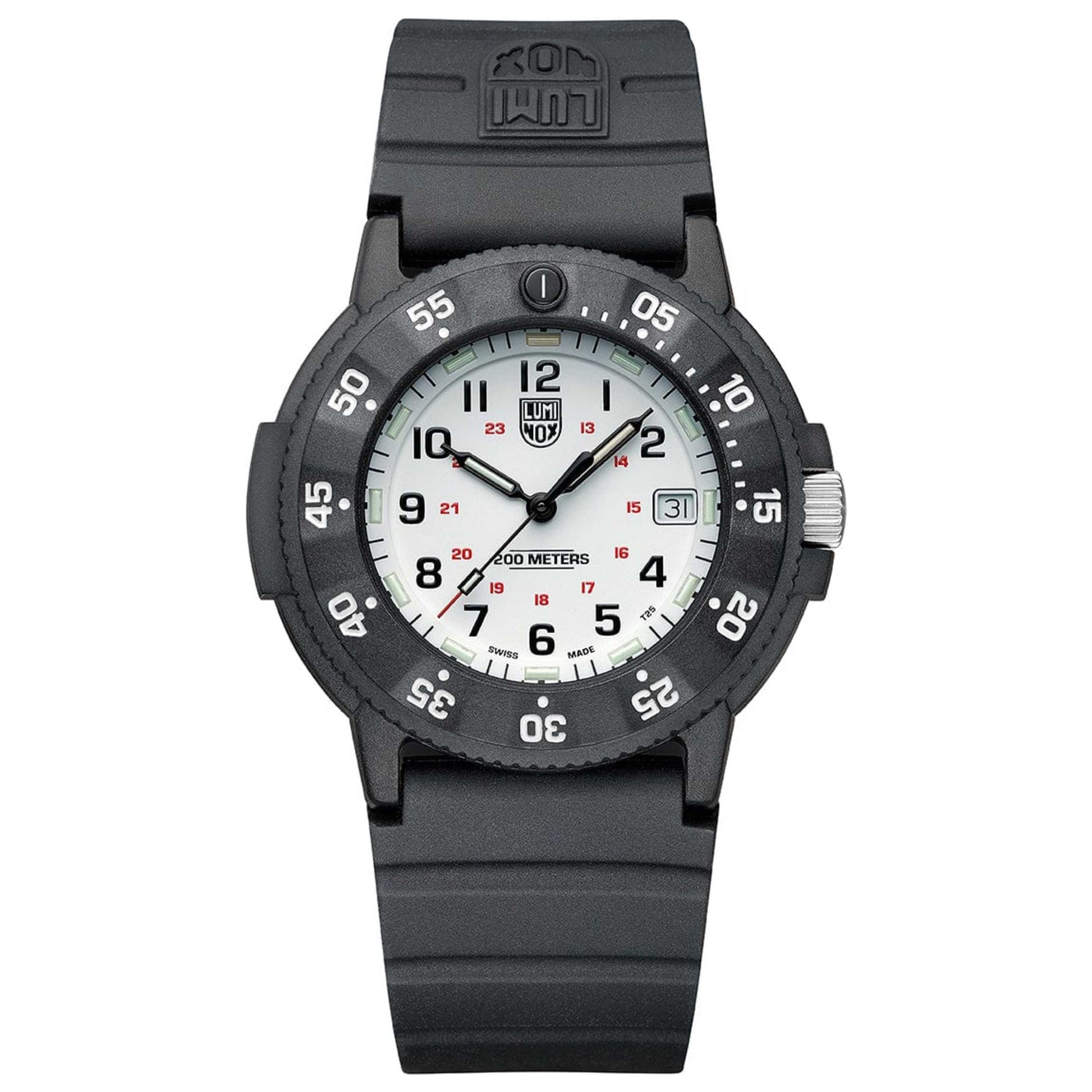 Front view of Luminox Orignal Navy Seal Men's Quartz Watch XS.3007.EVO.S