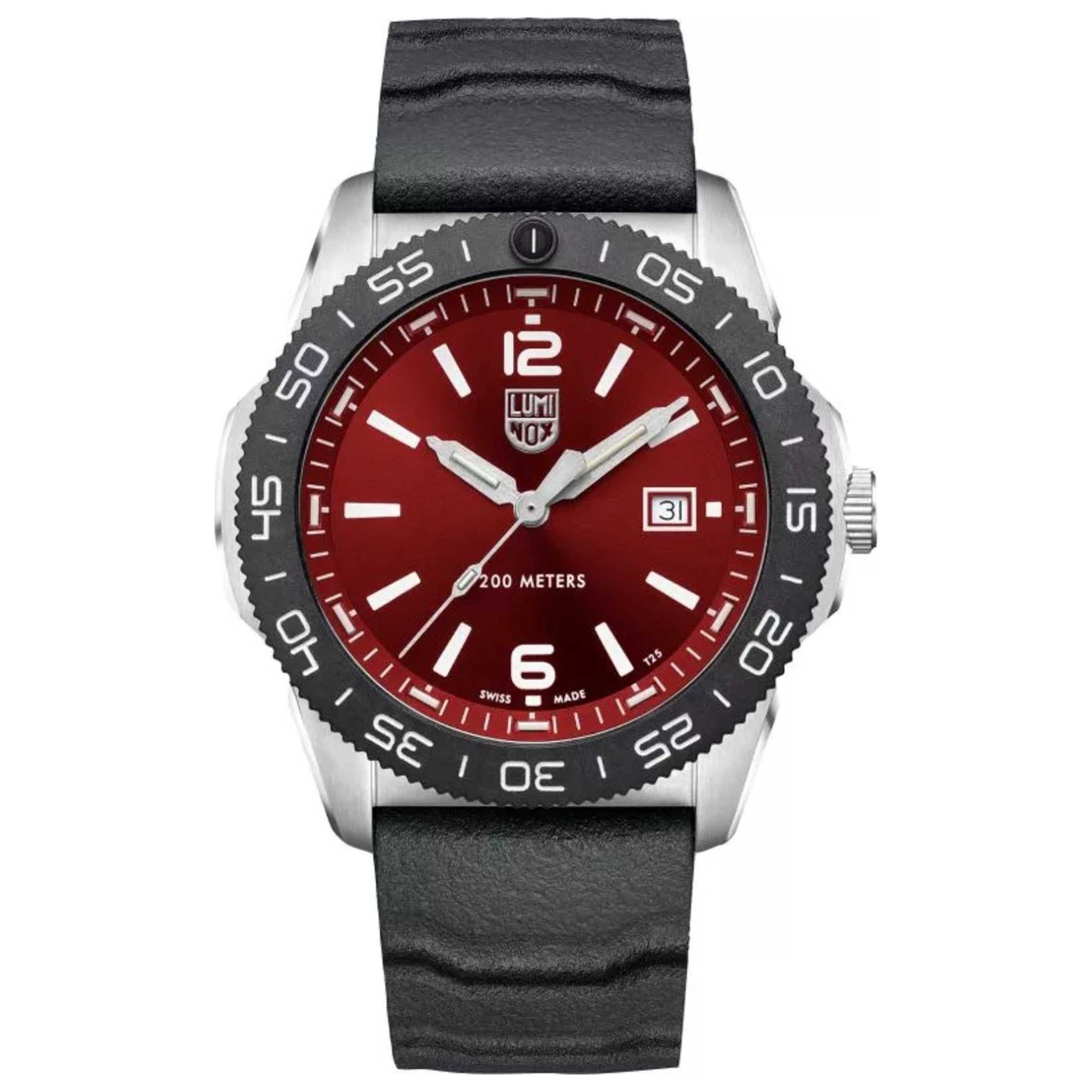 Front view of Luminox Pacific Diver Ripple Men's Quartz Watch XS.3135
