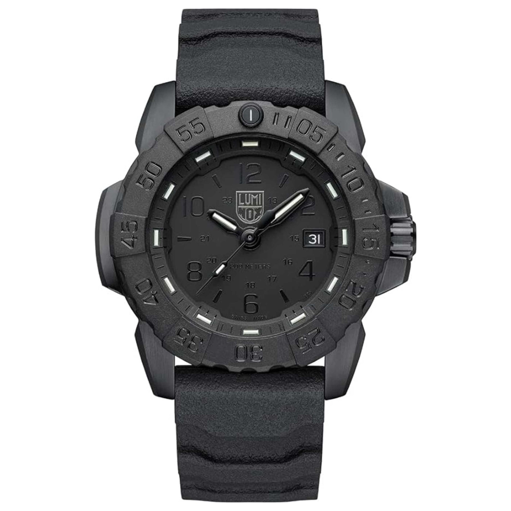 Front view of Luminox Navy Seal Men's Quartz Watch XS.3251.BO.CB