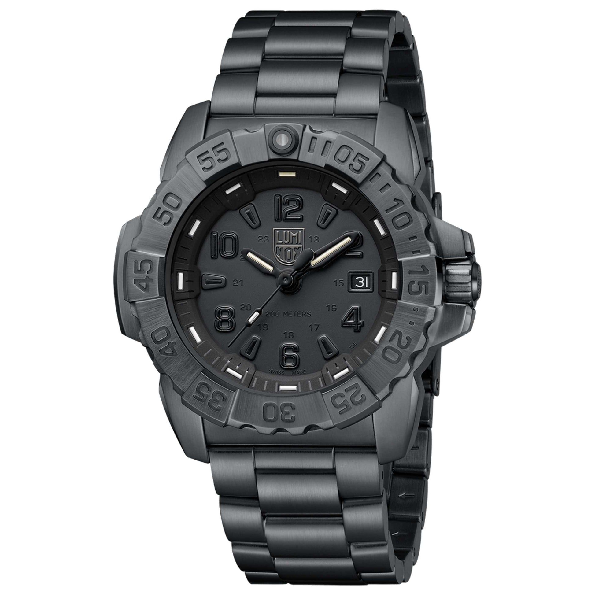 Front view of Luminox Navy Seal Men's Quartz Watch XS.3252.BO.L