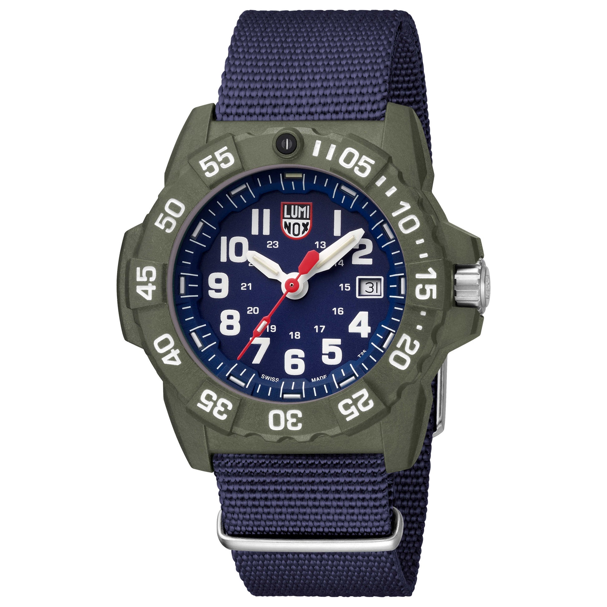 Front view of Luminox Navy Seal Men's Quartz Watch XS.3503.ND.L