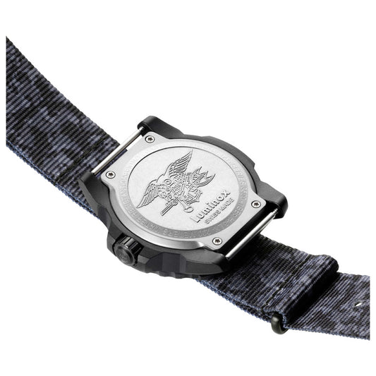 Back view of Luminox Navy Seal Men's Quartz Watch XS.CE01.BO
