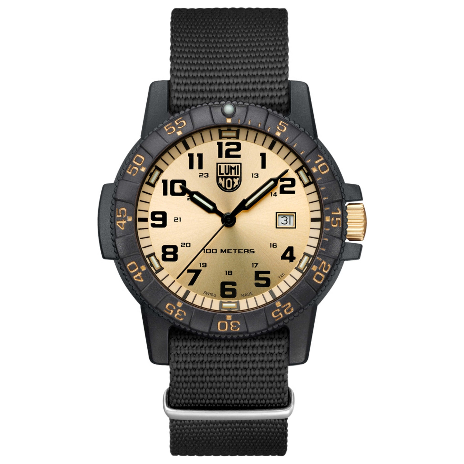 Front view of Luminox Sea Turtle Men's Quartz Watch XS.ZC25.GP