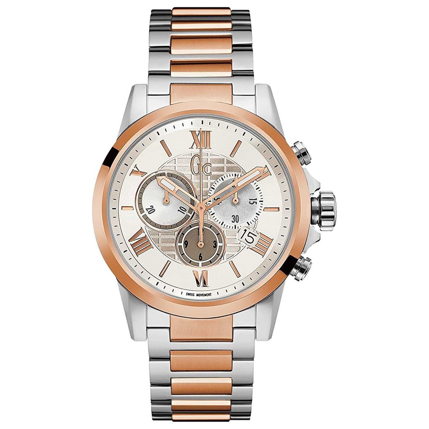 Front view of Guess Fashion Men's Quartz Watch Y08008G1