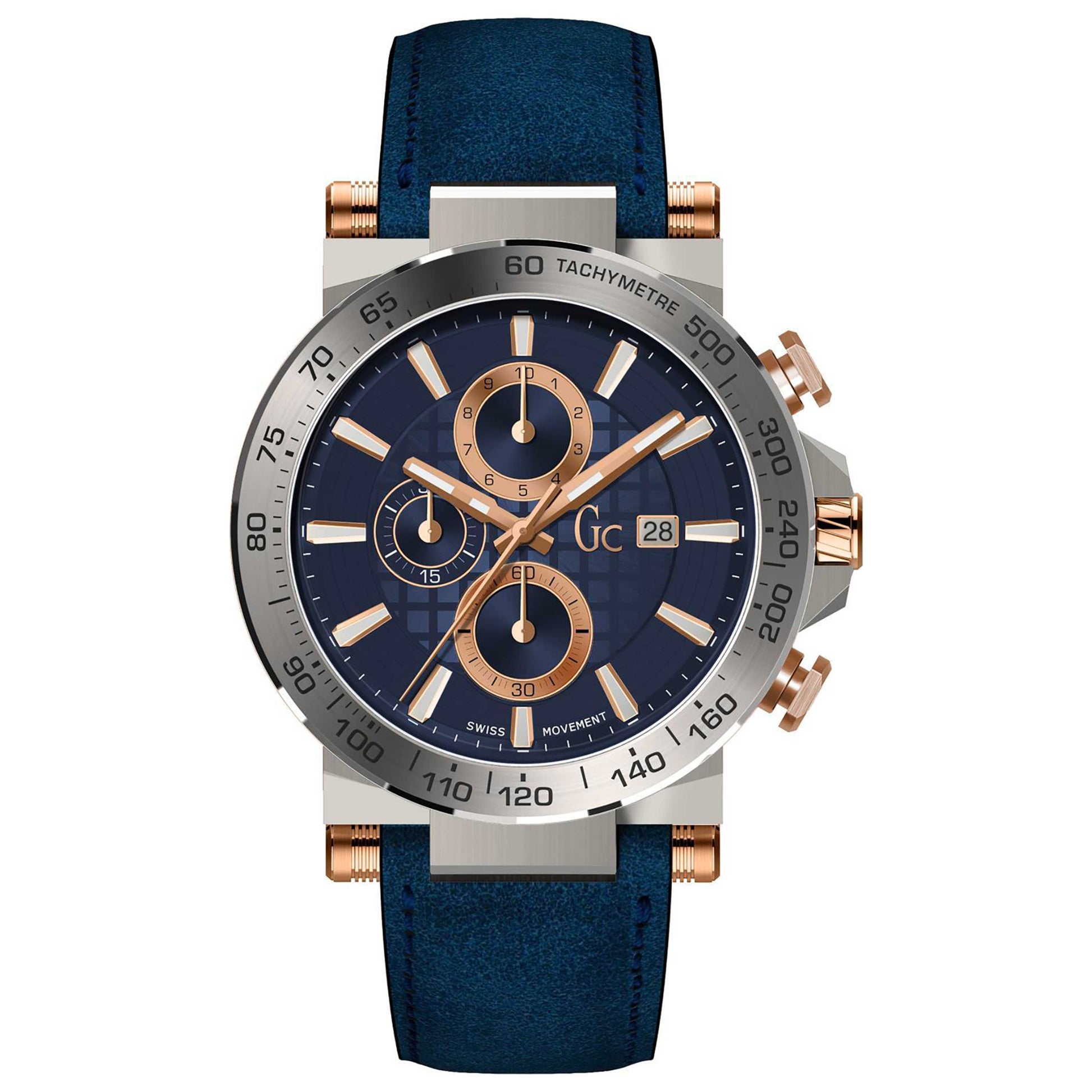 Front view of Guess Fashion Men's Quartz Watch Y37004G7