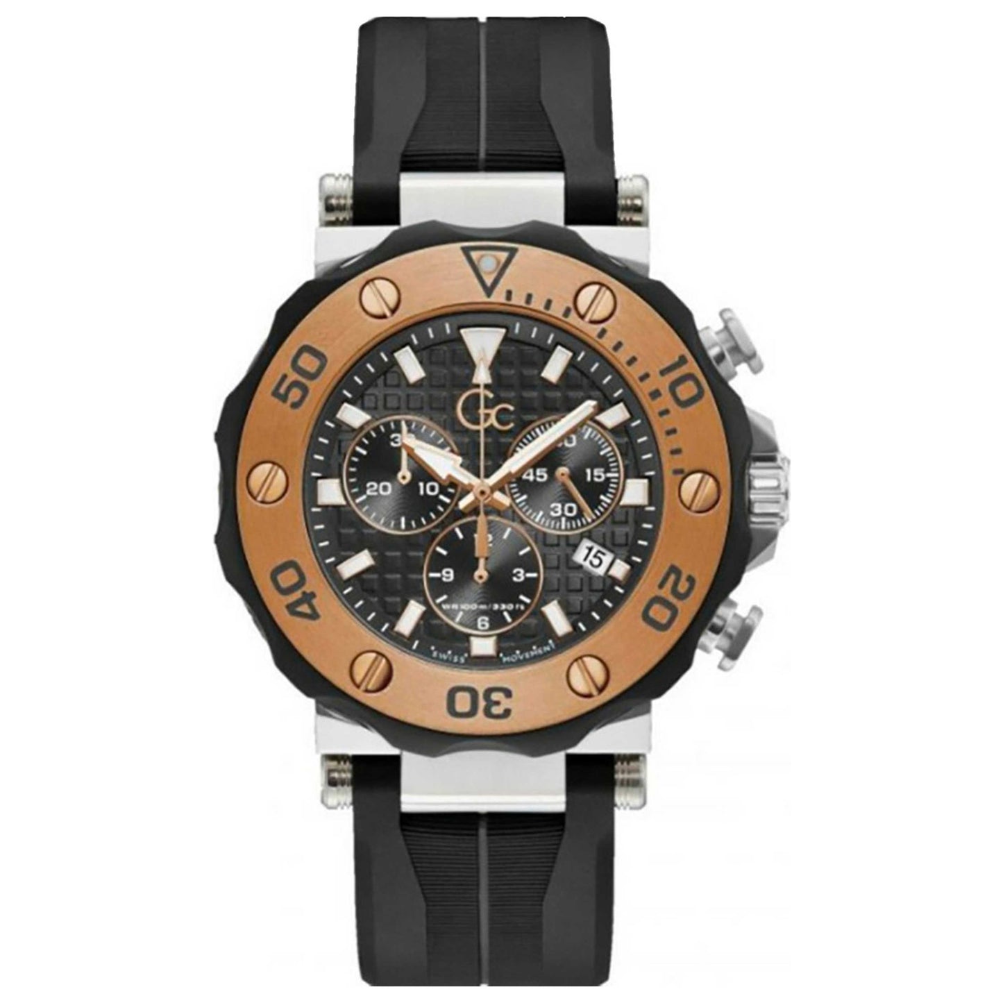 Front view of Guess Fashion Men's Quartz Watch Y63003G2