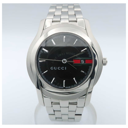Front view of Gucci 5500 Men's Watch YA055202-PO