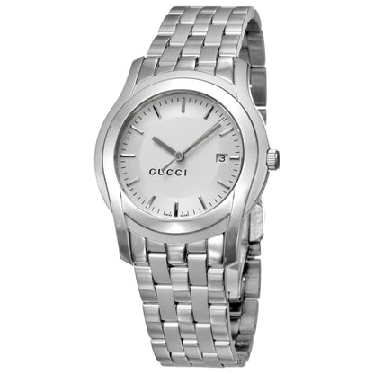 Front view of Gucci 5500 Men's Swiss Quartz (Battery-Powered) Watch YA055212