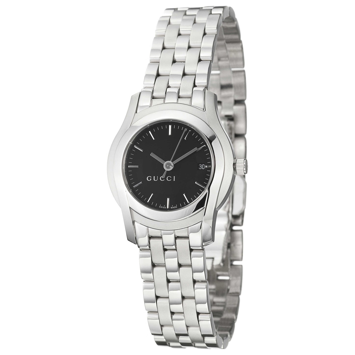 Front view of Gucci 5500 Women's Swiss Quartz (Battery-Powered) Watch YA055518