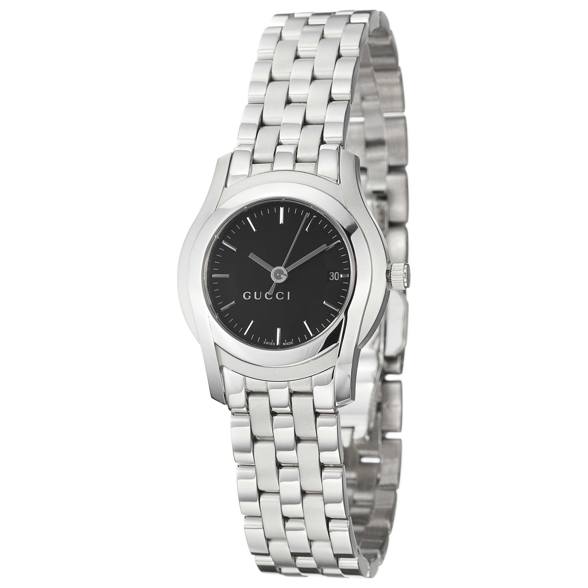 Front view of Gucci 5500 Women's Swiss Quartz (Battery-Powered) Watch YA055518