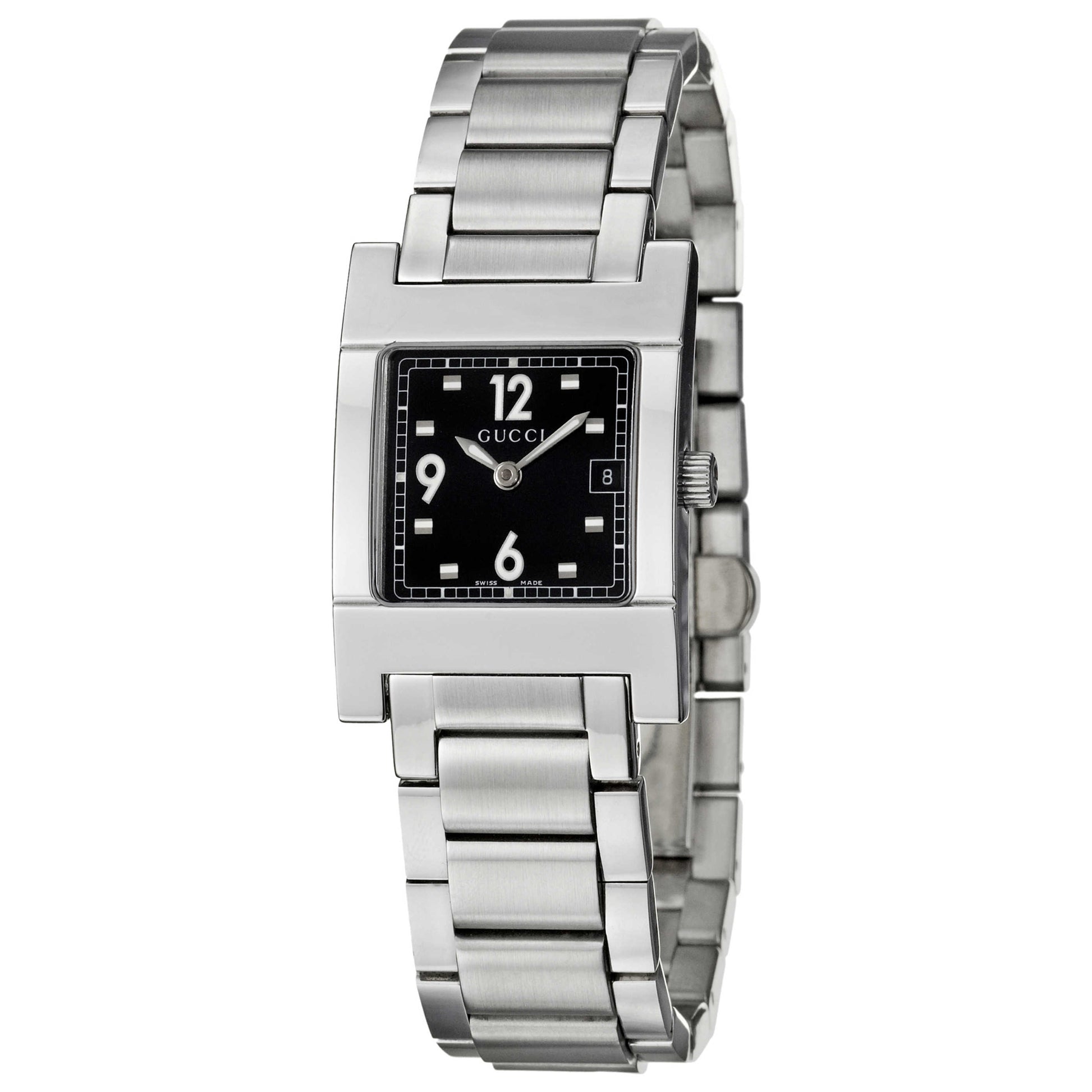 Front view of Gucci 7700 Women's Swiss Quartz (Battery-Powered) Watch YA077507