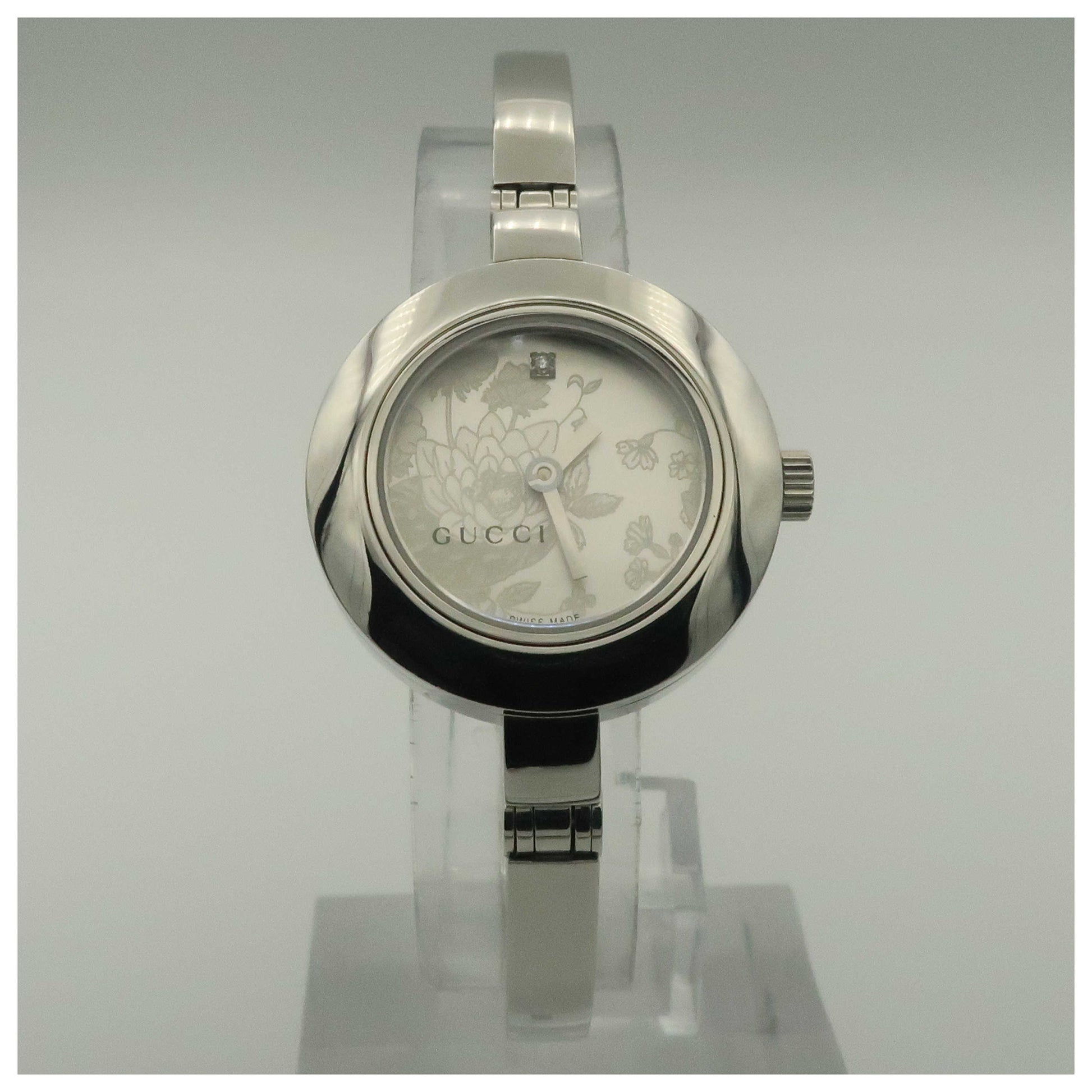 Front view of Gucci 105 Women's Watch YA105507-PO