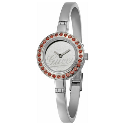 Front view of Gucci 105 Women's Swiss Quartz (Battery-Powered) Watch YA105535