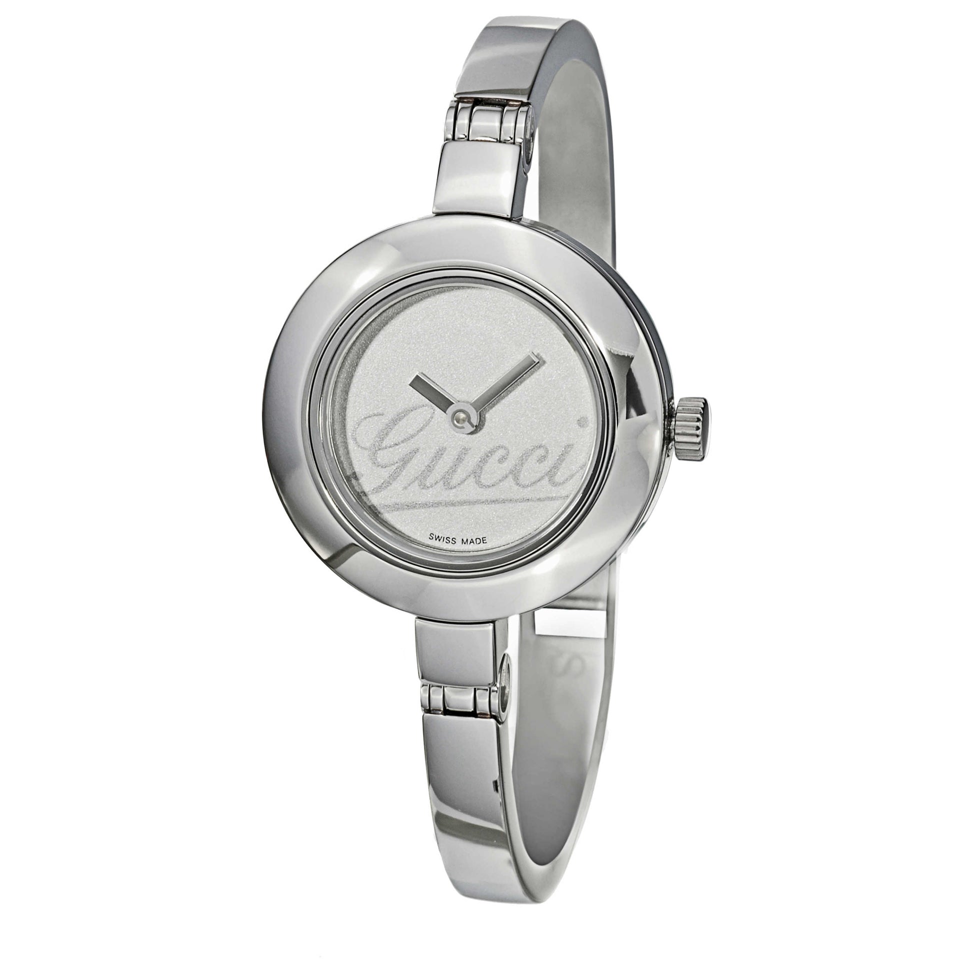 Front view of Gucci 105 Women's Swiss Quartz (Battery-Powered) Watch YA105544