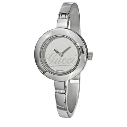 Front view of Gucci 105 Women's Swiss Quartz (Battery-Powered) Watch YA105544