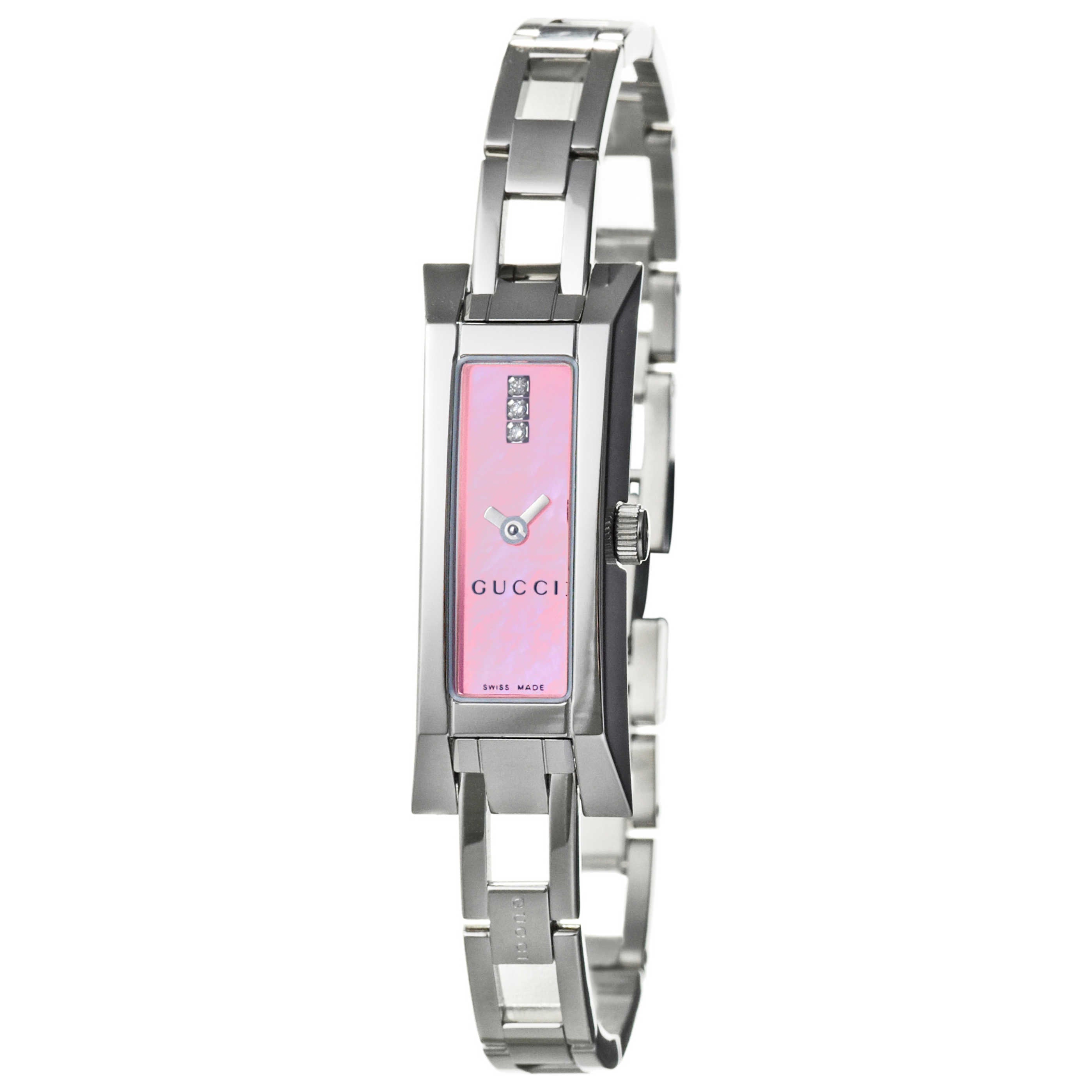 GUCCI シルバー アナログクォーツ腕時計110 Gucci 110 YA110515 – Ashford.com