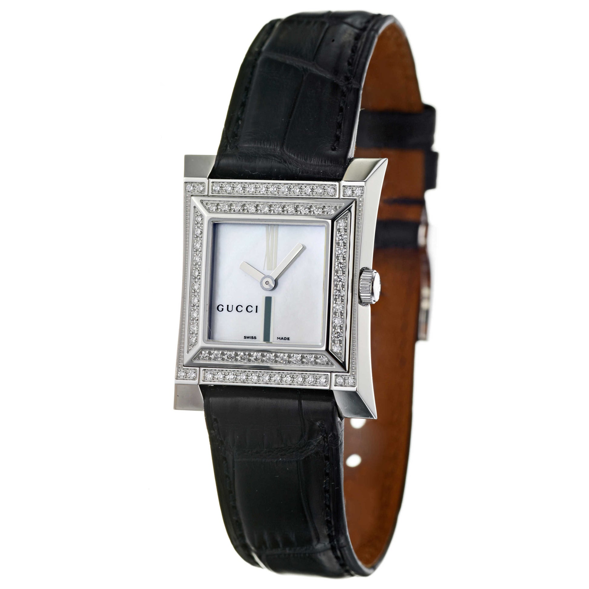 Front view of Gucci 111 Women's Watch YA111505