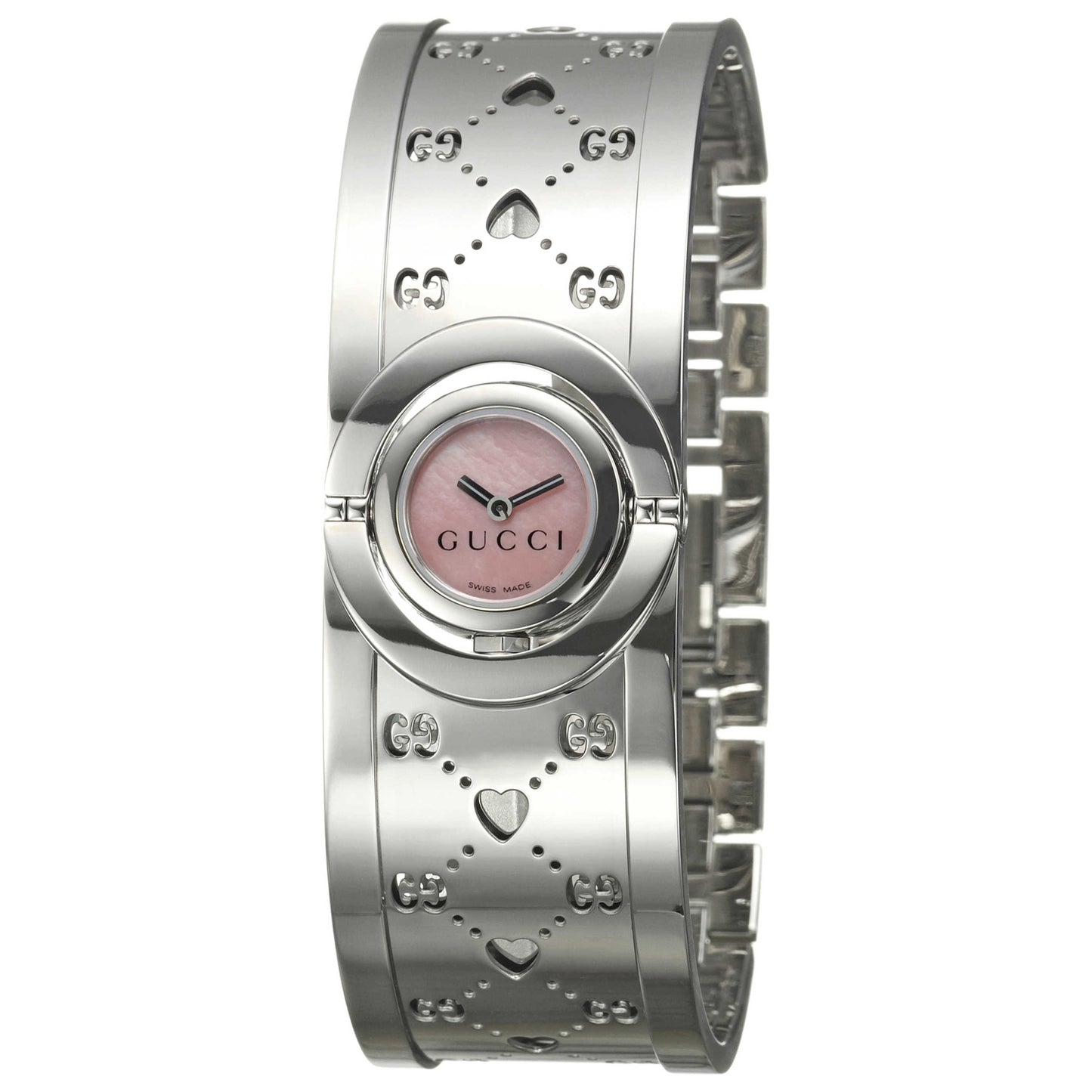 Front view of Gucci 112 Twirl Women's Watch YA112526