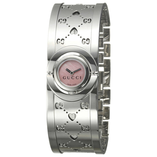 Front view of Gucci 112 Twirl Women's Watch YA112526