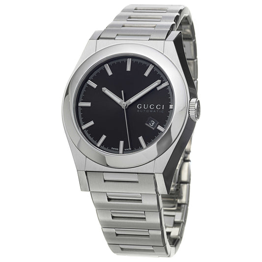 Front view of Gucci 115 Pantheon Men's Automatic Watch YA115201