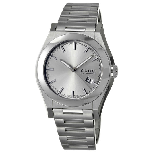 Front view of Gucci 115 Pantheon Men's Automatic Watch YA115202