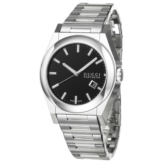 Front view of Gucci 115 Pantheon Men's Watch YA115209