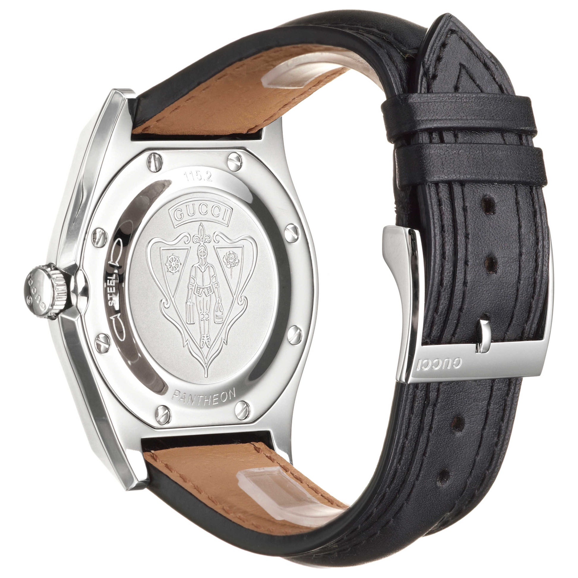 Gucci 115 Pantheon Men's Swiss Quartz (Battery-Powered) Watch YA115230 - Image #2