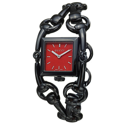 Front view of Gucci 116 Signoria Women's Swiss Quartz (Battery-Powered) Watch YA116311