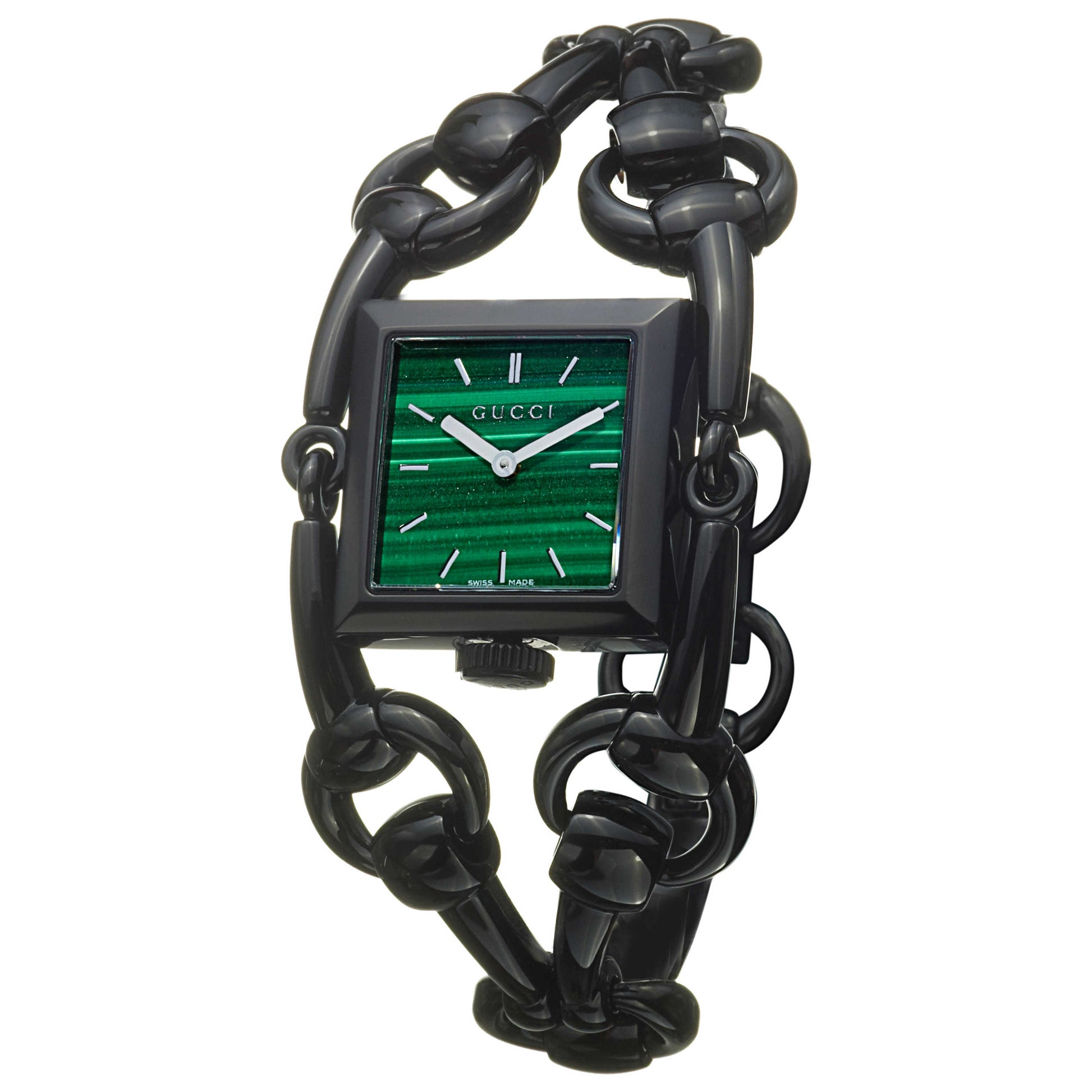 Front view of Gucci 116 Signoria Women's Swiss Quartz (Battery-Powered) Watch YA116312