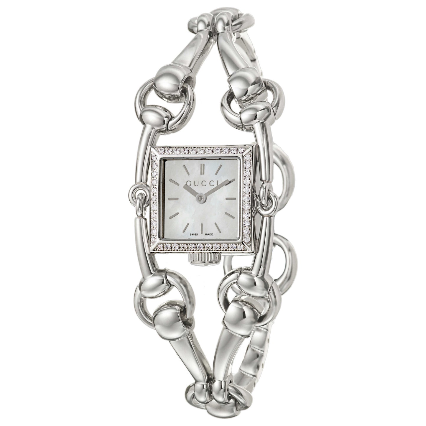Front view of Gucci 116 Signoria Women's Swiss Quartz (Battery-Powered) Watch YA116513