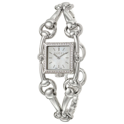 Front view of Gucci 116 Signoria Women's Swiss Quartz (Battery-Powered) Watch YA116513